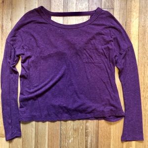 Long Sleeve Maroon Womens Shirt